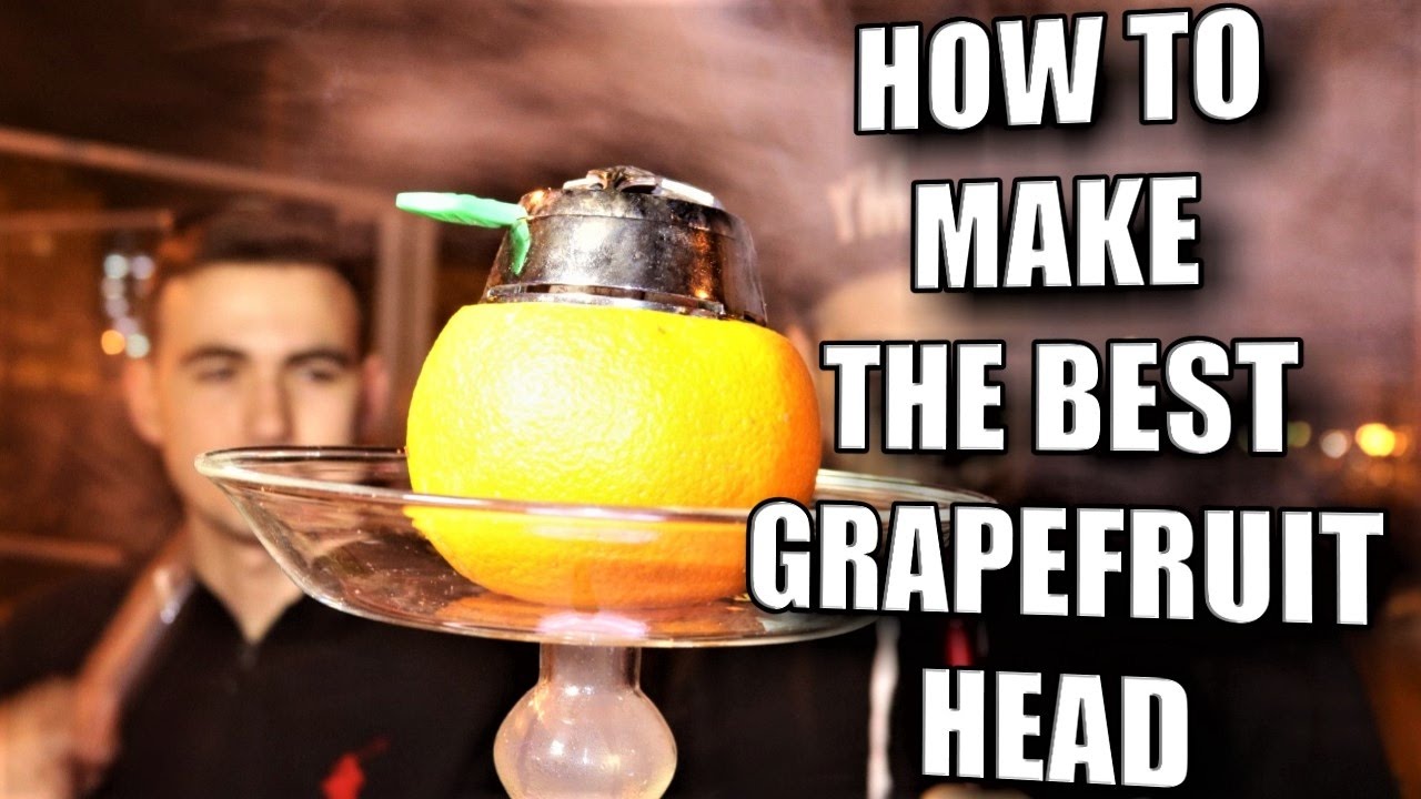 Hookah Grapefruit Head / Fruit bowl / Pro edition - #smokin' (ENG)subs
