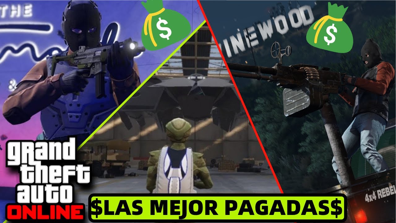 GTA ONLINE 2020|💰 9 MISIONES QUE PAGAN MUCHO DINERO💰 | ACTUALIZADO A NOVIEMBRE 2020