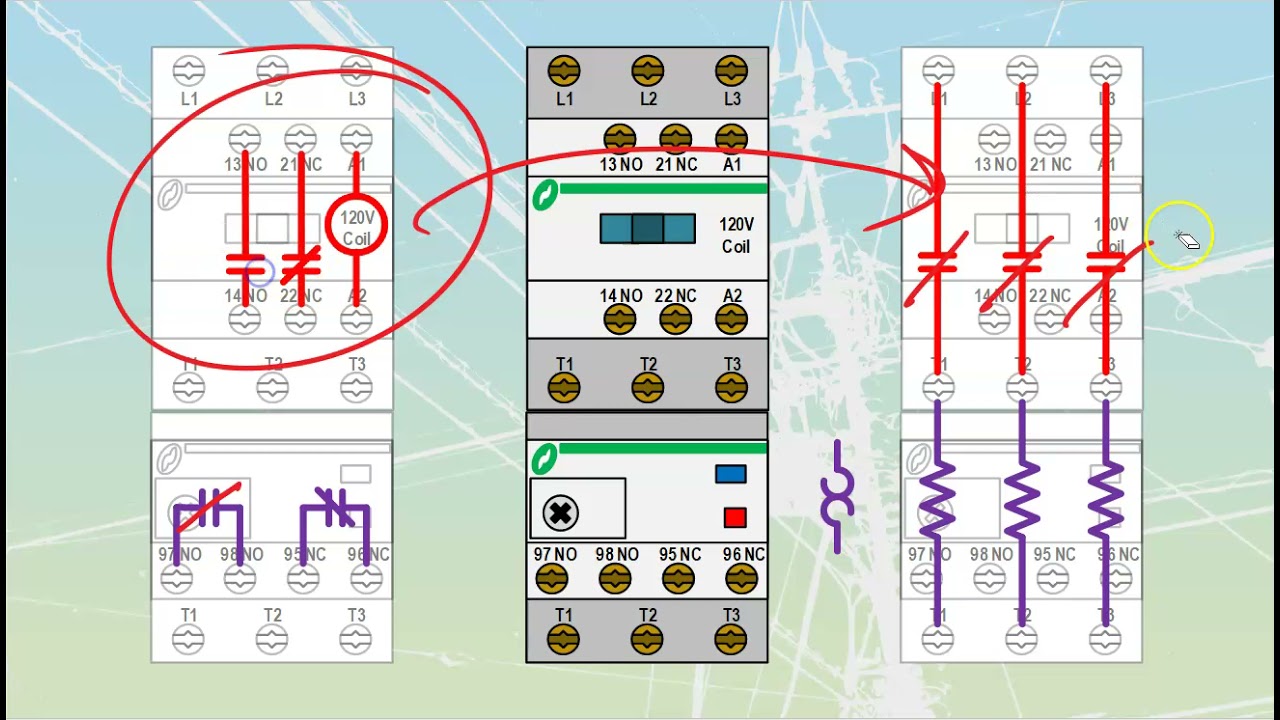 Wiring an Electrical Contactor and Overload - What they are and how they work