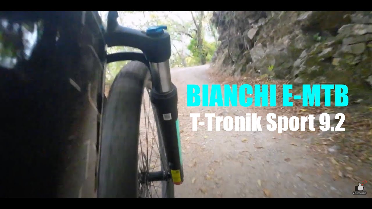Bianchi T-Tronik Sport sul Monte di Portofino
