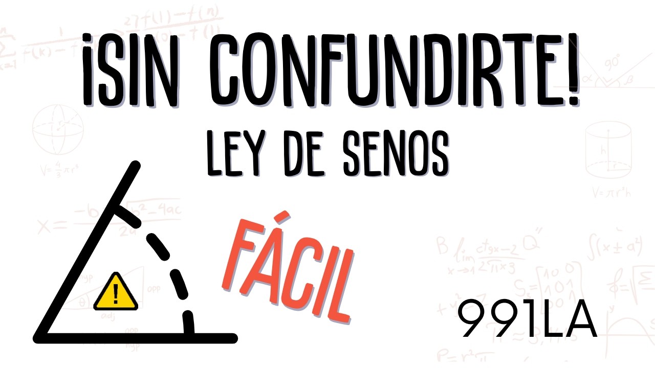 🔺 Ley de Senos PASO A PASO 📐 Cómo Resolver un Triángulo con Casio 991 LA PLUS 2