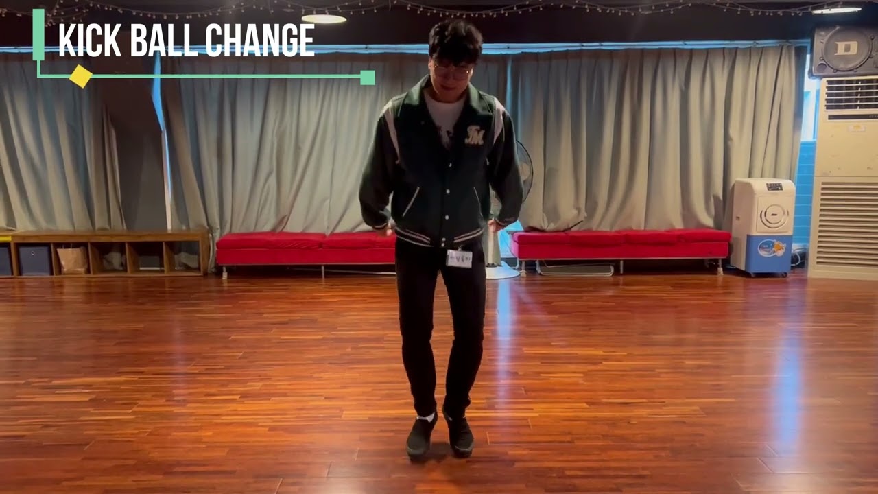 Kick ball change in Lindy Hop(Swing Dance) 킥볼체인지 연습 방법