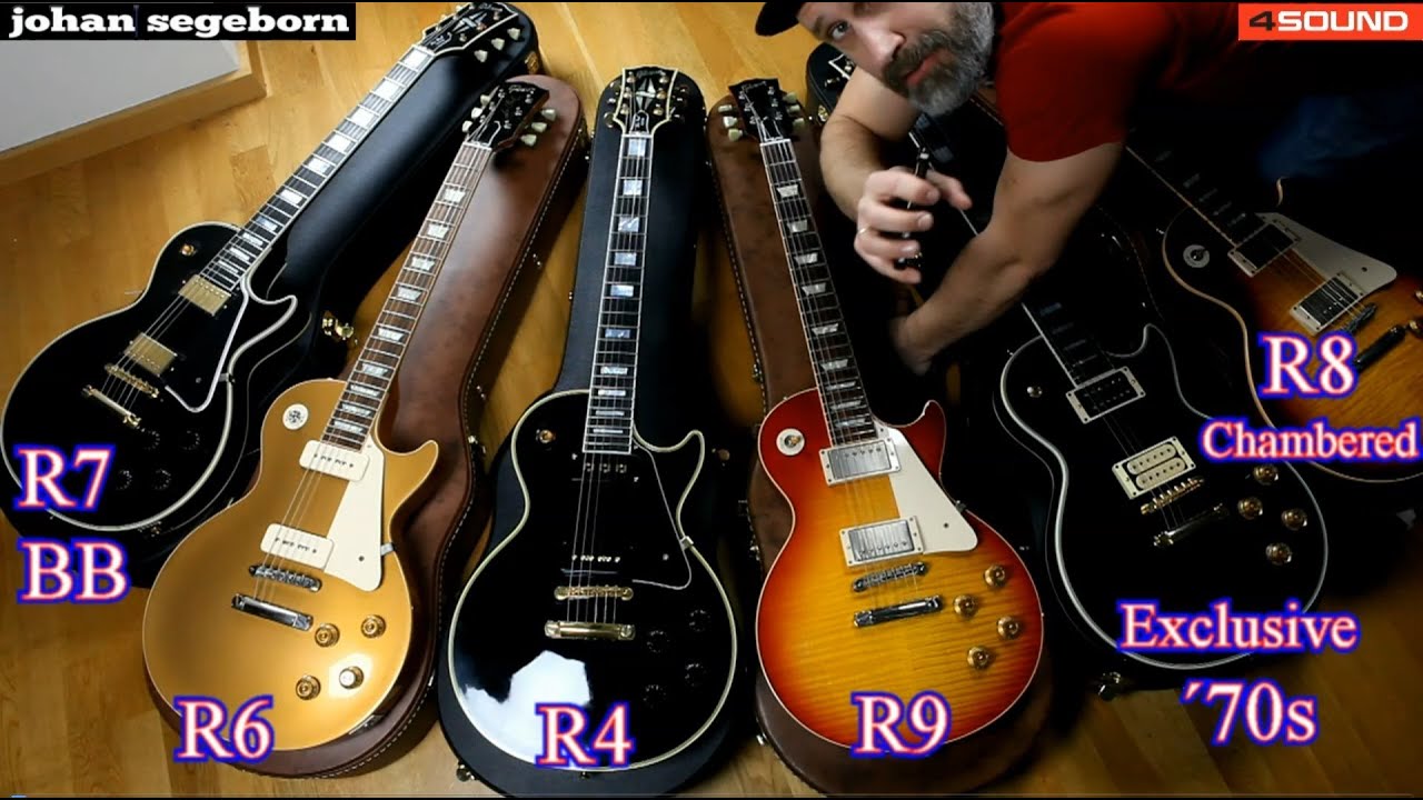 6 Gibson Les Paul Comparison - Shootout