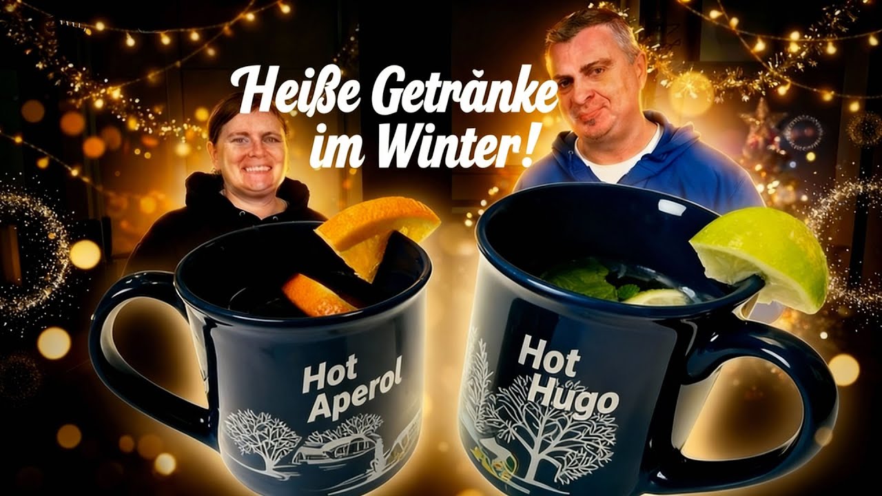 Heißer Hugo & Heißer Aperol selber machen 🍊🔥 | Silvester Drinks + Outtakes 😂🎆
