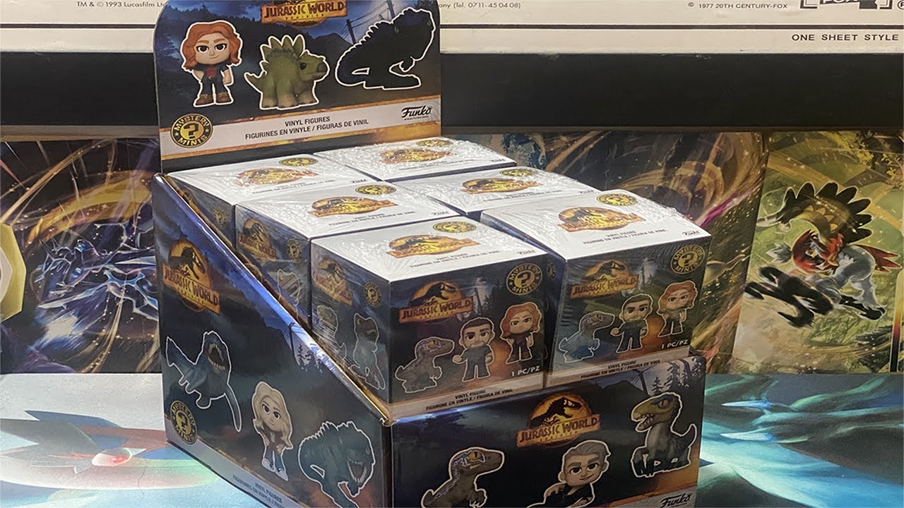 *Hunt for Glow in the Dark Chase* Jurassic World Dominion Mystery Minis Full Case Opening