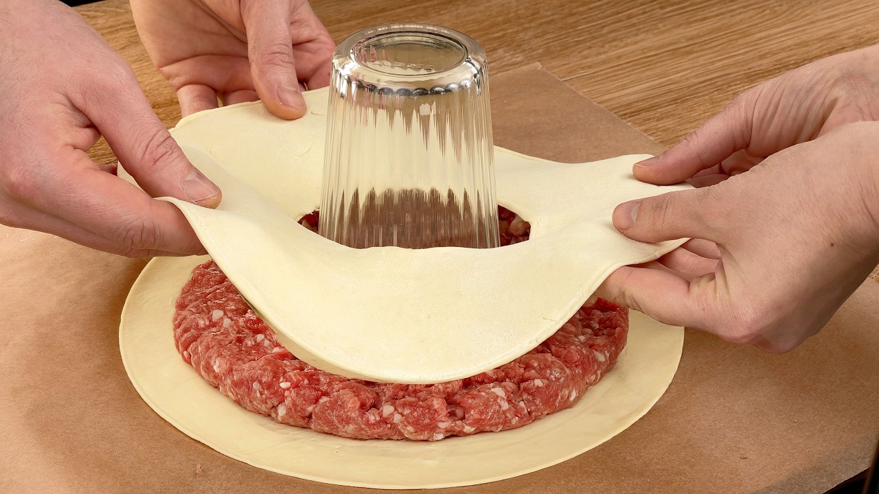 Dieser Blätterteig-Trick macht die Welt verrückt!Das schnellste Snack-Rezept in nur 5 Minuten fertig