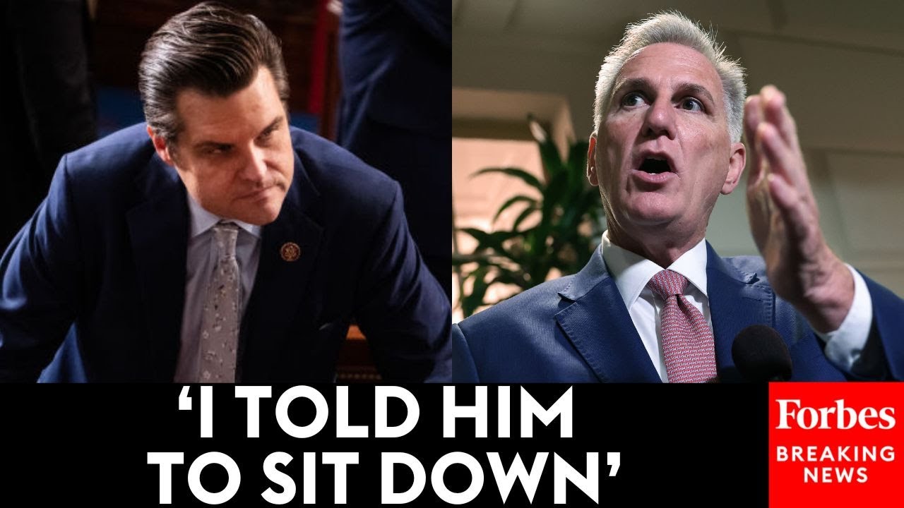 BREAKING NEWS: Kevin McCarthy Blasts Matt Gaetz Amidst Ongoing Jim Jordan Speaker Battle
