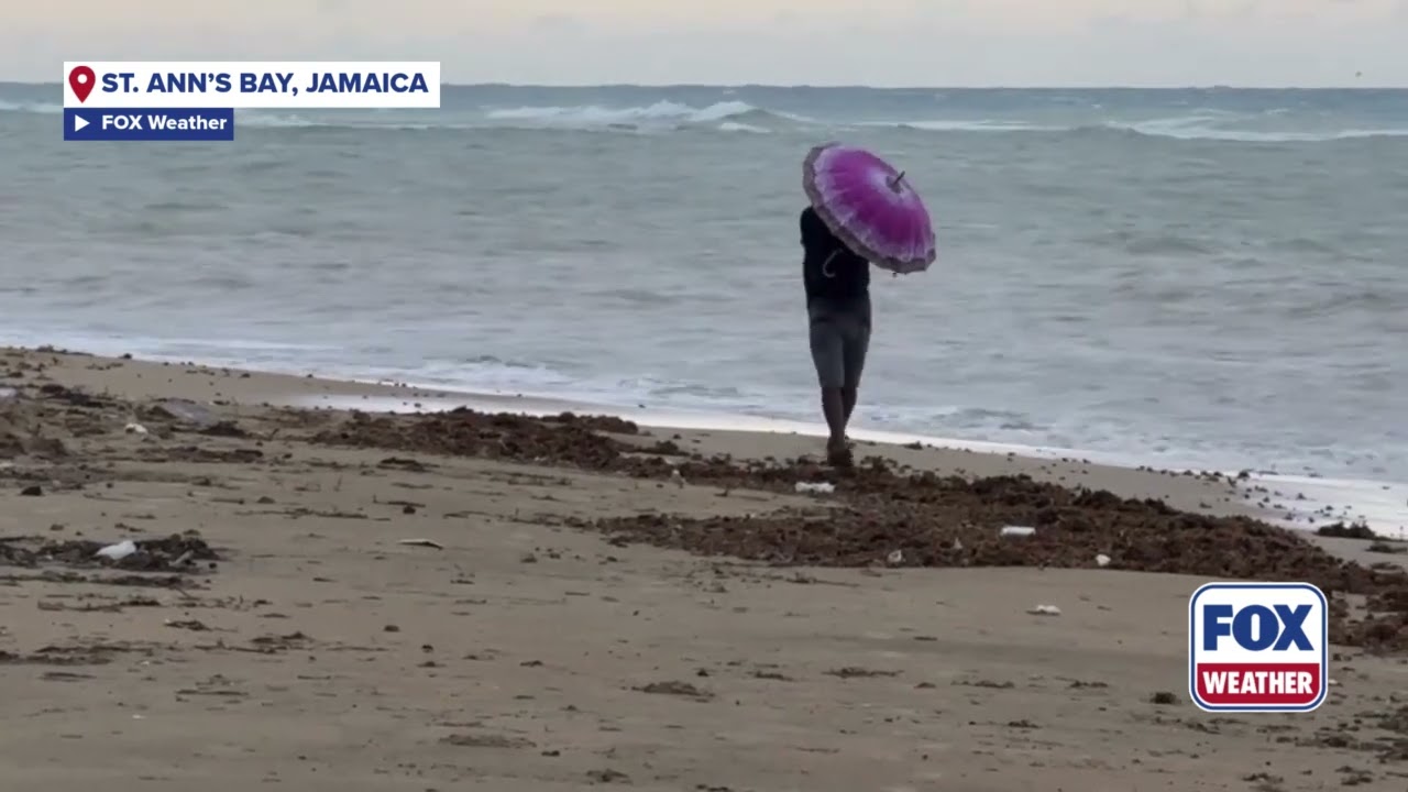 Views From St. Ann’s Bay, Jamaica, Show A Quiet Scene As Citizens Brace For The Worst