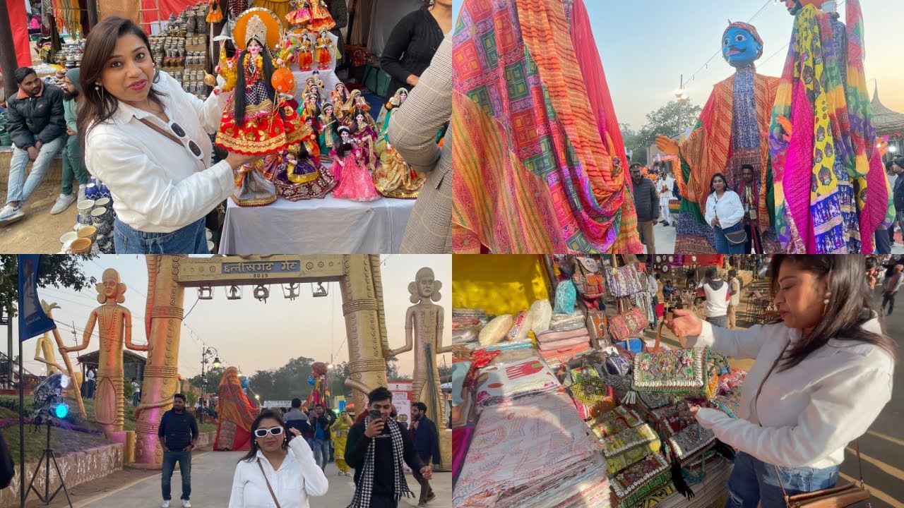 Latest Surajkund Mela Full Tour 2024 🎡 |  Surajkund  Mela Faridabad  | Indian Mom Studio