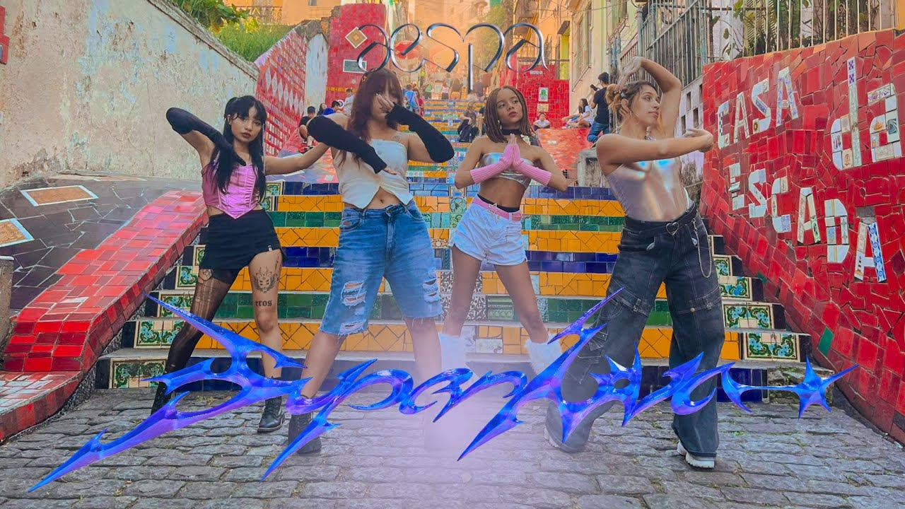 🇧🇷 [KPOP IN PUBLIC] aespa (에스파) 'Supernova' / Escadaria Selarón dance cover by AURORA