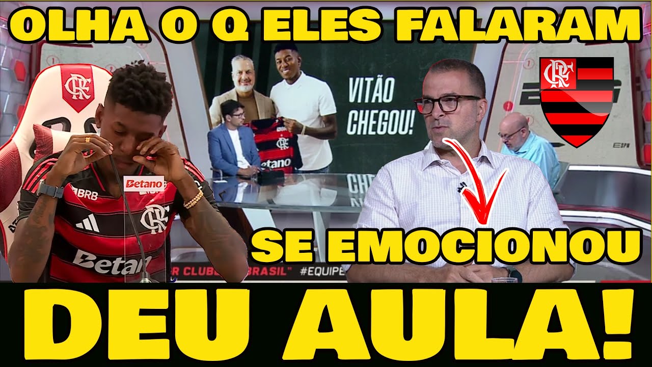 A EMO&Ccedil;&Atilde;O DE VIT&Atilde;O COMOVEU OS COMENTARISTAS! 