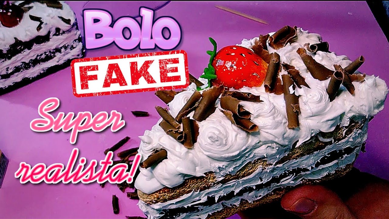 BISCUIT TEMA CONFEITARIA. COMO FAZER BOLO FALSO FÁCIL PARA DECORAR