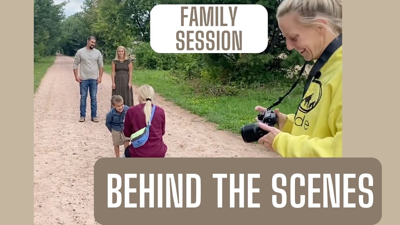 How to Shoot Family Portraits Outdoors - Behind The Scenes Photoshoot