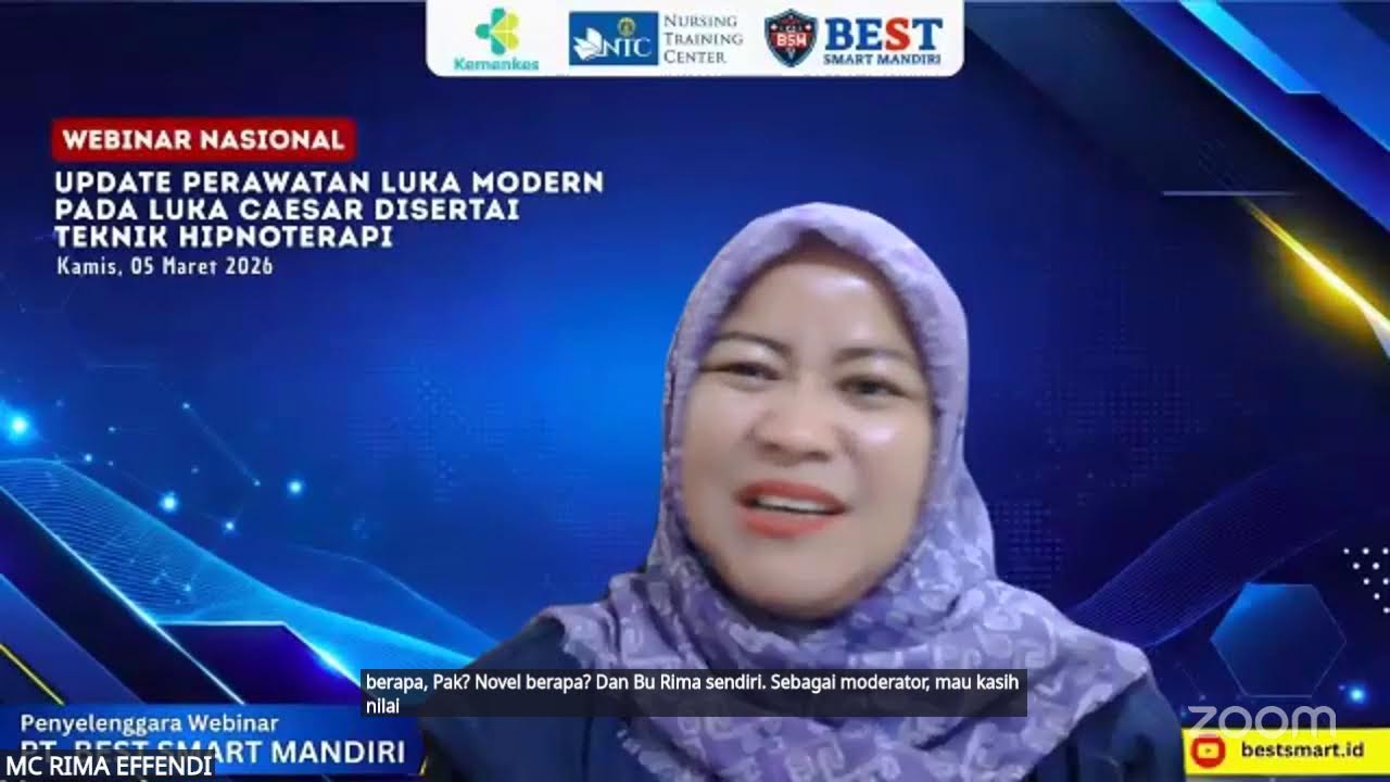 WEBINAR UPDATE PERAWATAN LUKA MODERN PADA LUKA CAESAR DISERTAI TEKNIK HIPNOTERAPI