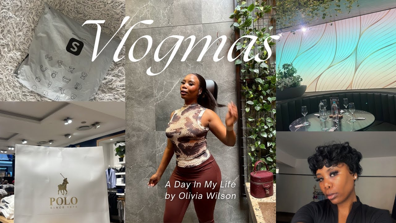 Visual diary Ep 01| mini shein haul, superbalist store, Christmas shopping & new hair.