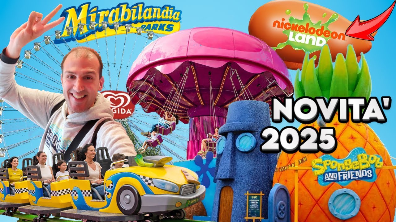 ESPLORIAMO NICKELODEON LAND LA NOVITA' 2025 DI MIRABILANDIA