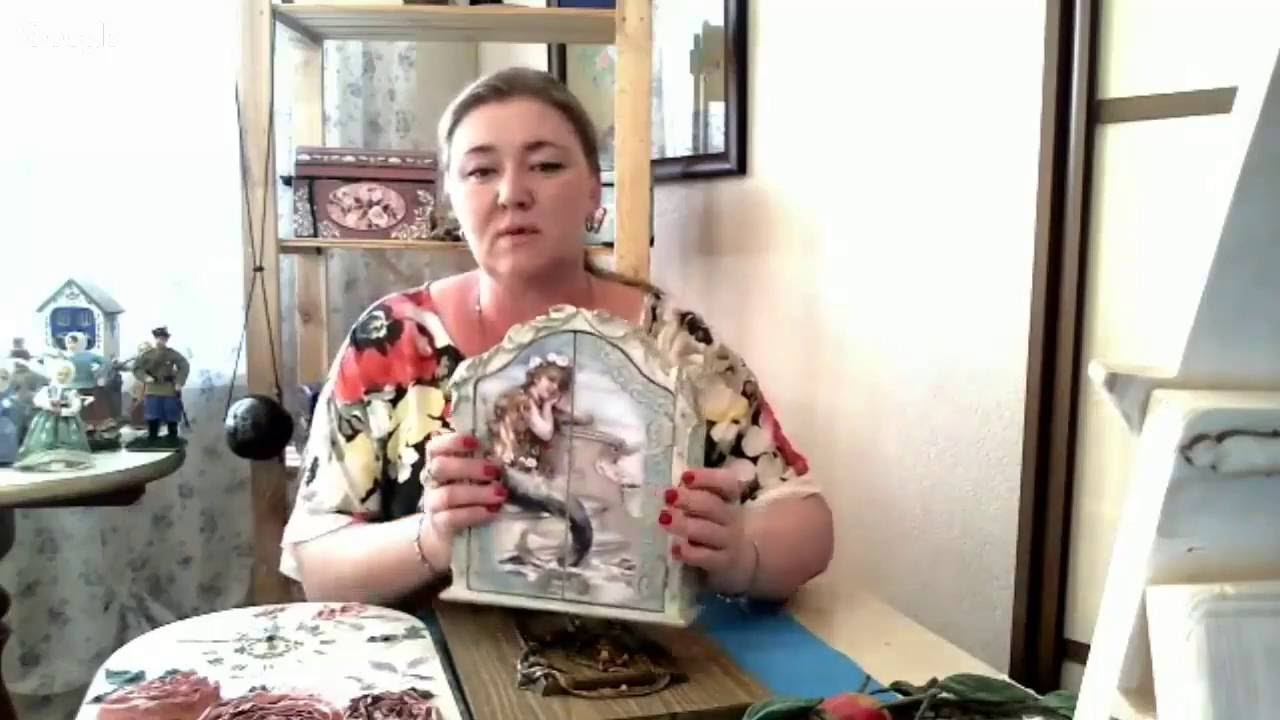 Елена Васько. Ирис. Работа с ватой.