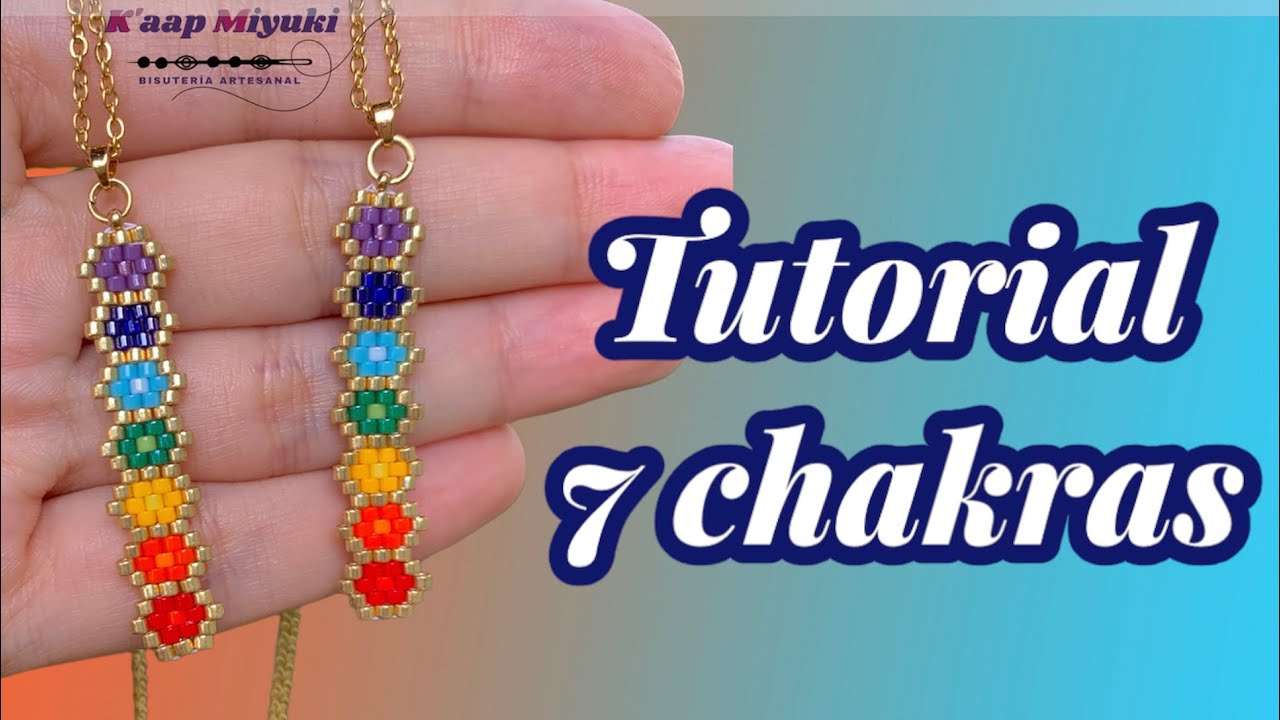 Tutorial collar miyuki 7 chakras