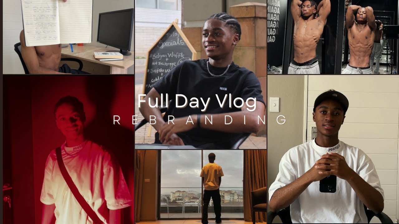 Full day vlog of teenage entrepreneur rebranding in South Africa 🇿🇦