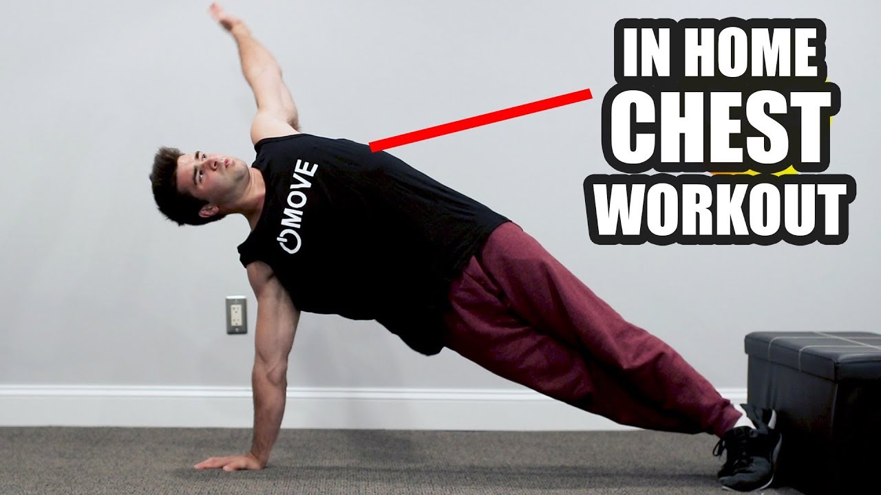 Bodyweight In Home Chest Workout | No Equipment