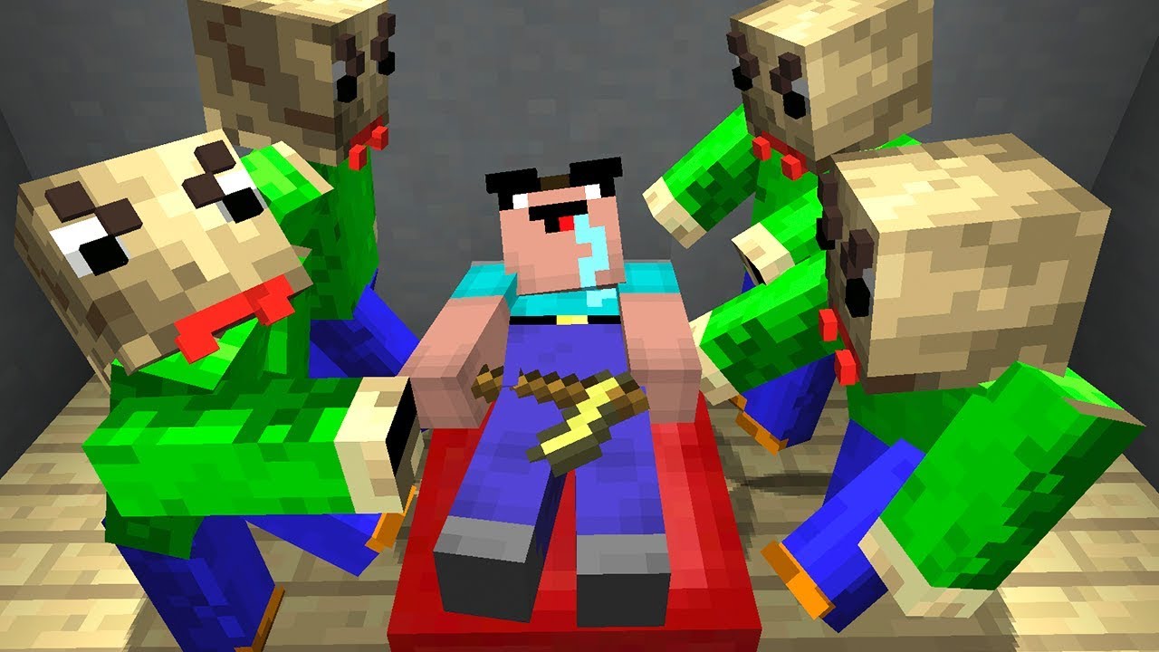 НУБ ПРОТИВ БАЛДИ В МАЙНКРАФТ &ndash; ТРОЛЛИНГ BALDI'S НЕВИДИМКОЙ В МАЙНКРАФТ!