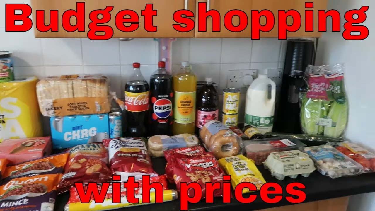 Budget Asda and Iceland shopping haul with prices