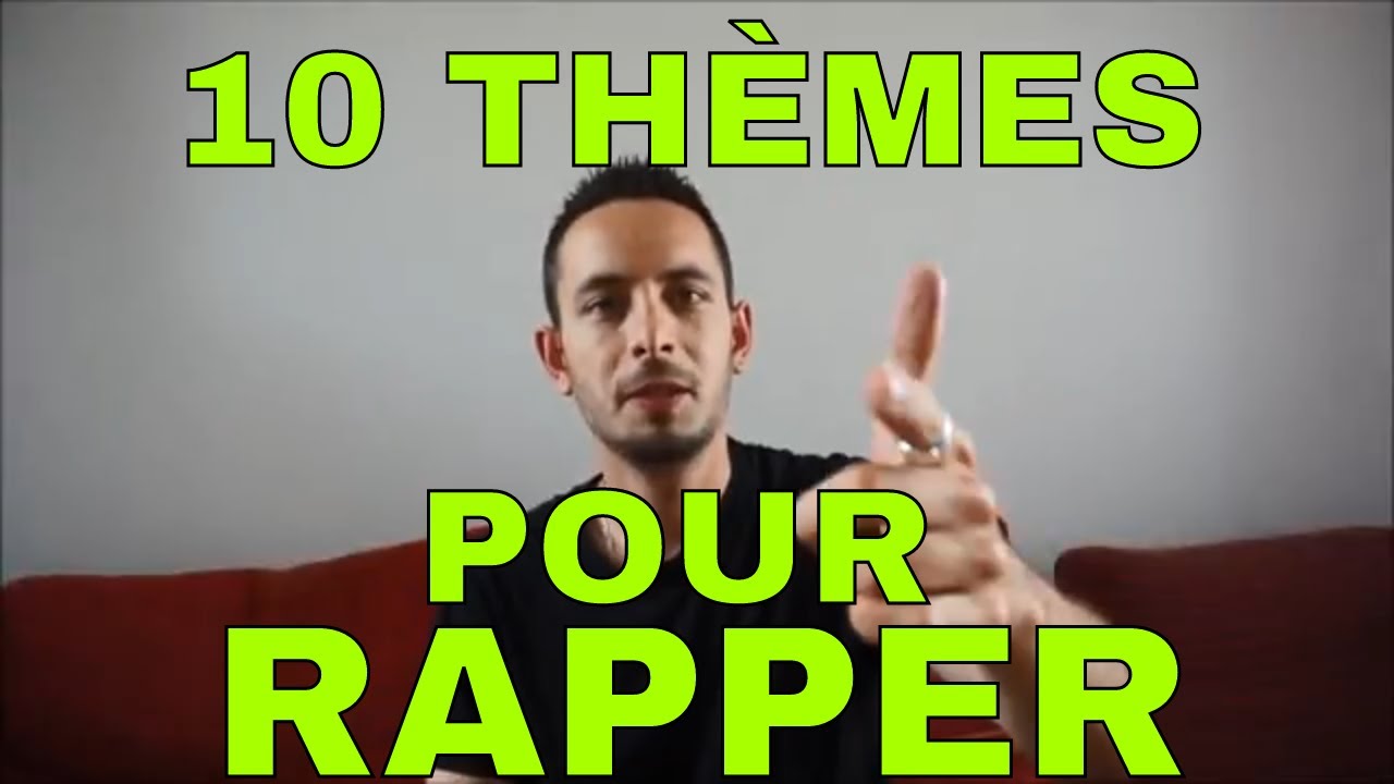 10 thèmes les plus souvent abordés dans le rap français