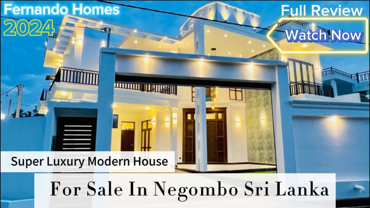 (SOLD)Box Modern Luxury Brand New 6 Bed Rooms House For Sale In Negombo Sri Lanka | Fernando Homes