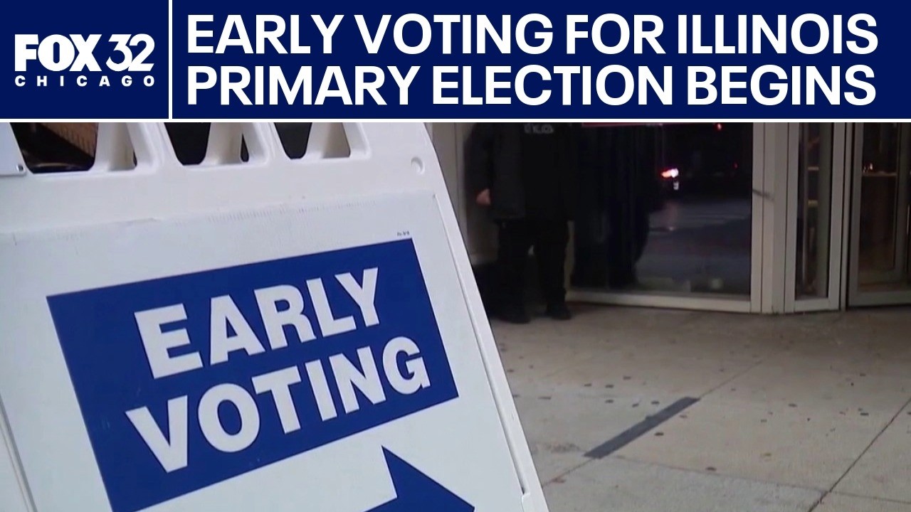 Early voting for 2026 Illinois primary election begins this month