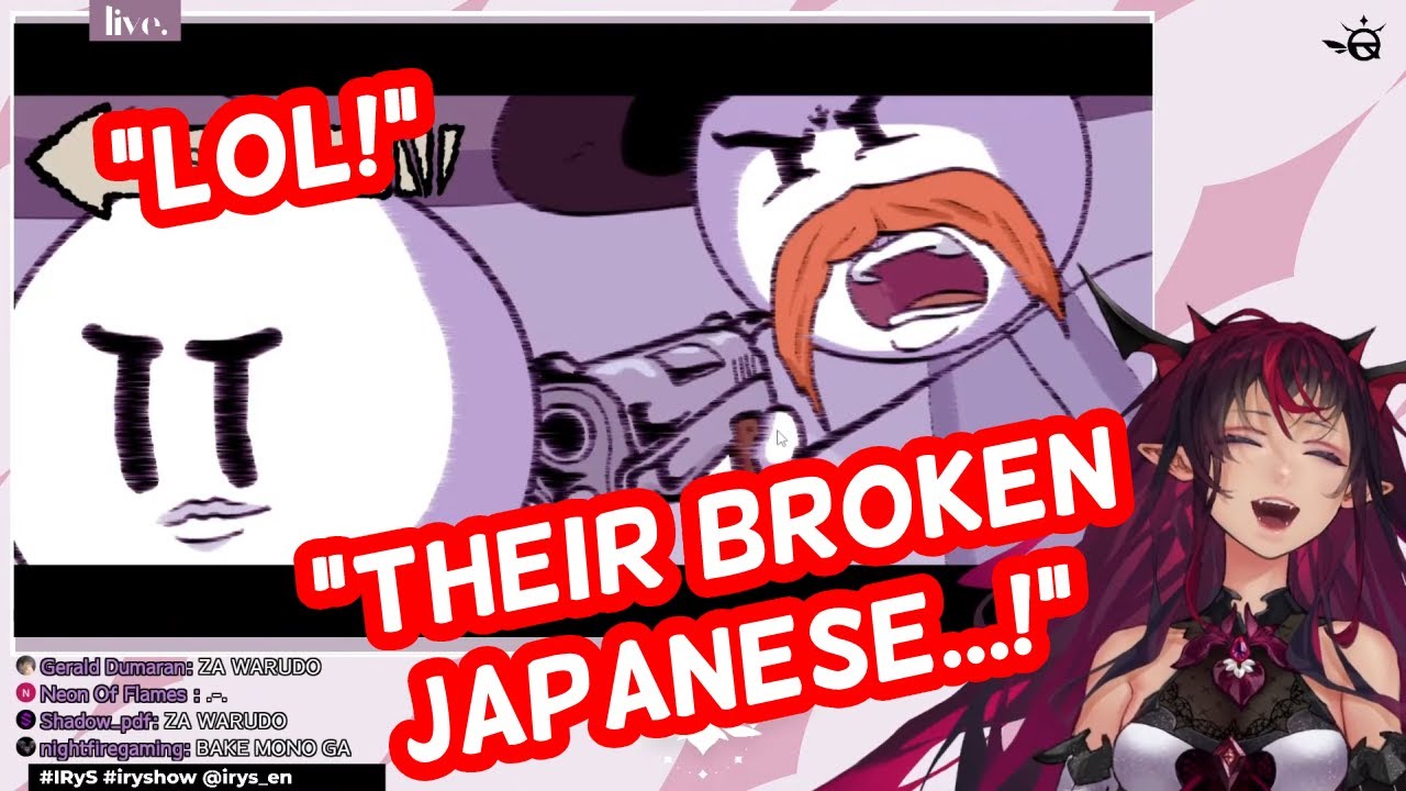IRyS Loses Her Mind Over the Broken Japanese In Henry Stickmin's Jojo Reference | HololiveEN Clips