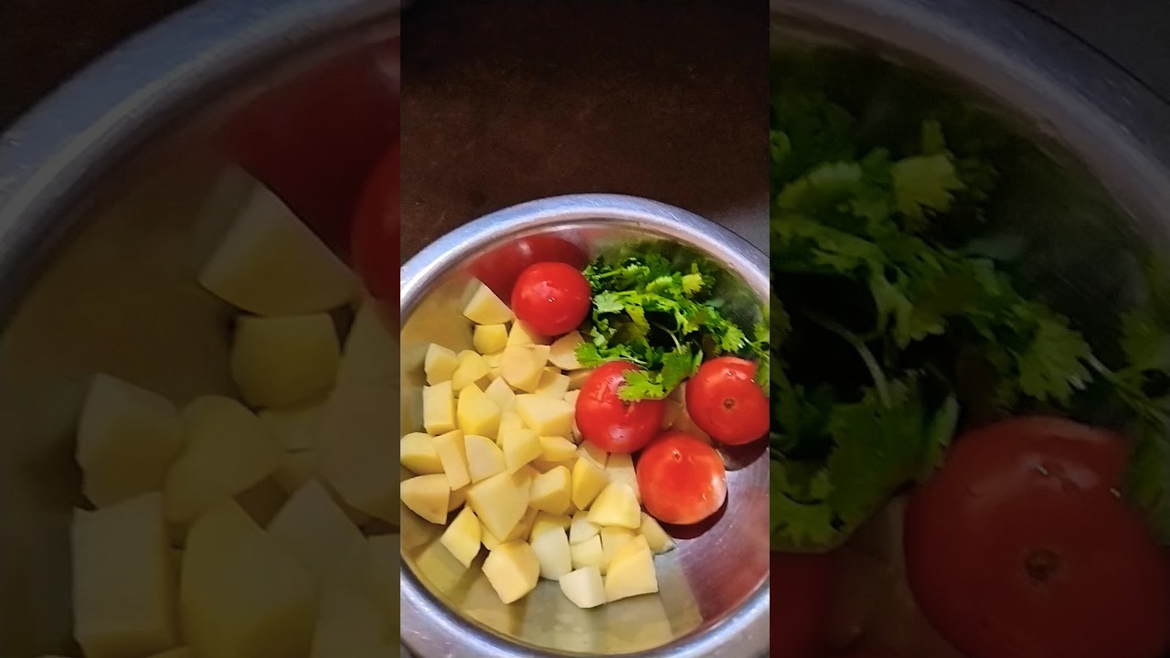 aalu tamatar sabji ki recipe Hari dhaniya Dal ke