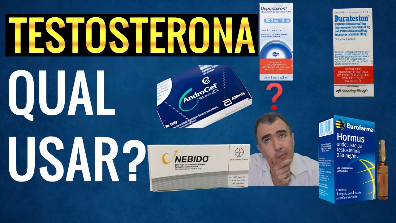Como escolher o melhor tipo de TESTOSTERONA para seu caso?