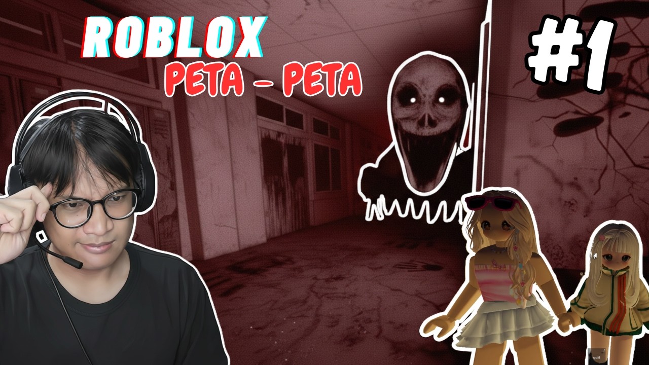 Nyari Kunci Keliling Sekolah, DIKEJAR HANTU MERANGKAK! - Peta-Peta Roblox Indonesia Part 1