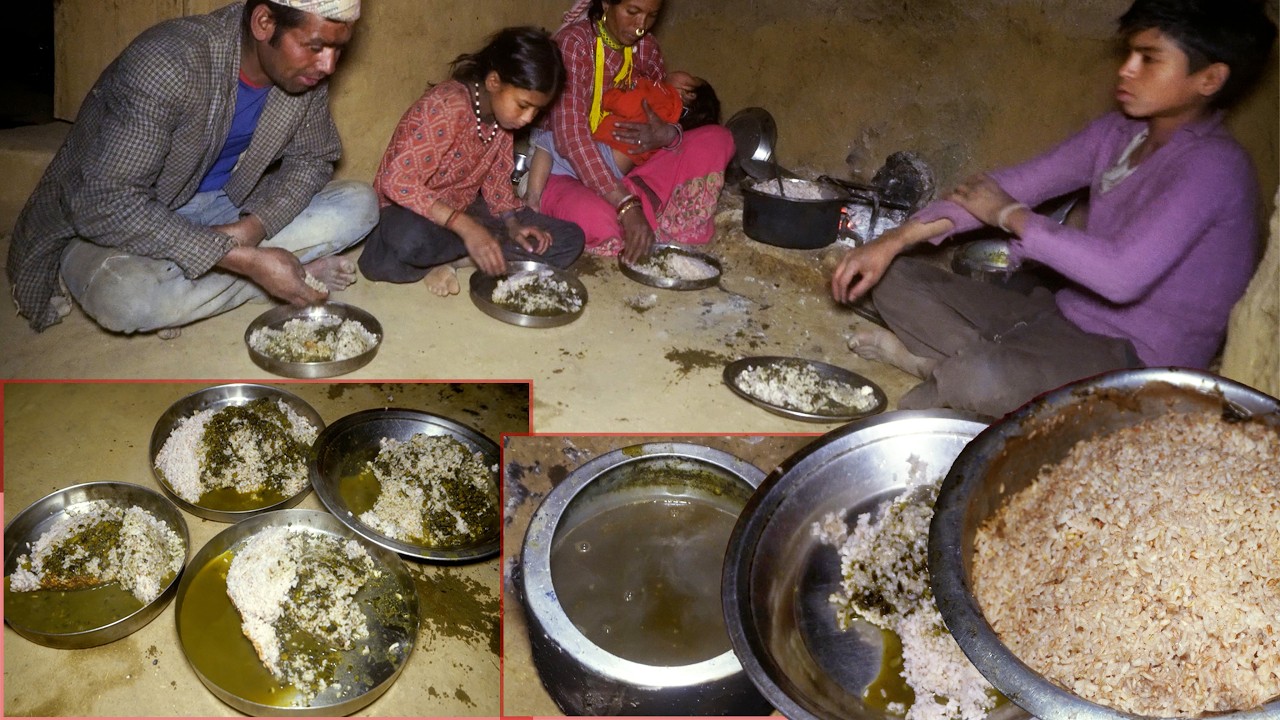 dharme brother's family food || rural Nepal || village food || life in rural Nepal@junglefamily
