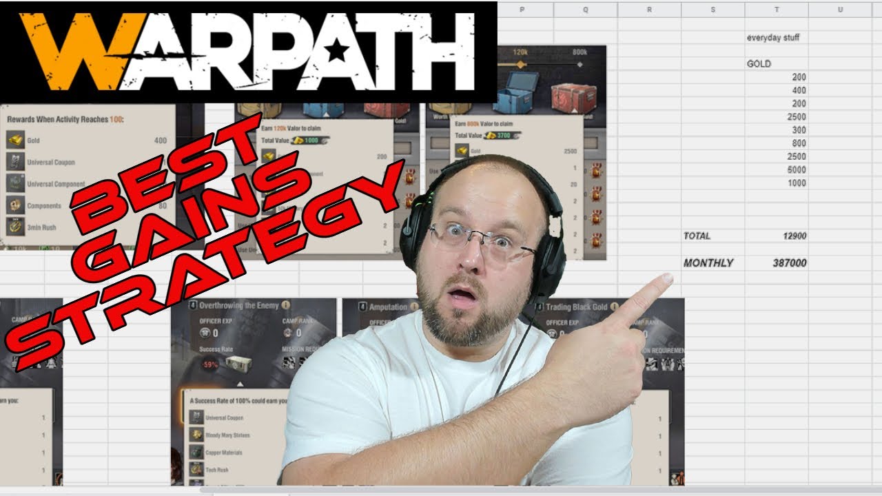 Warpath - Quick Gains Tips
