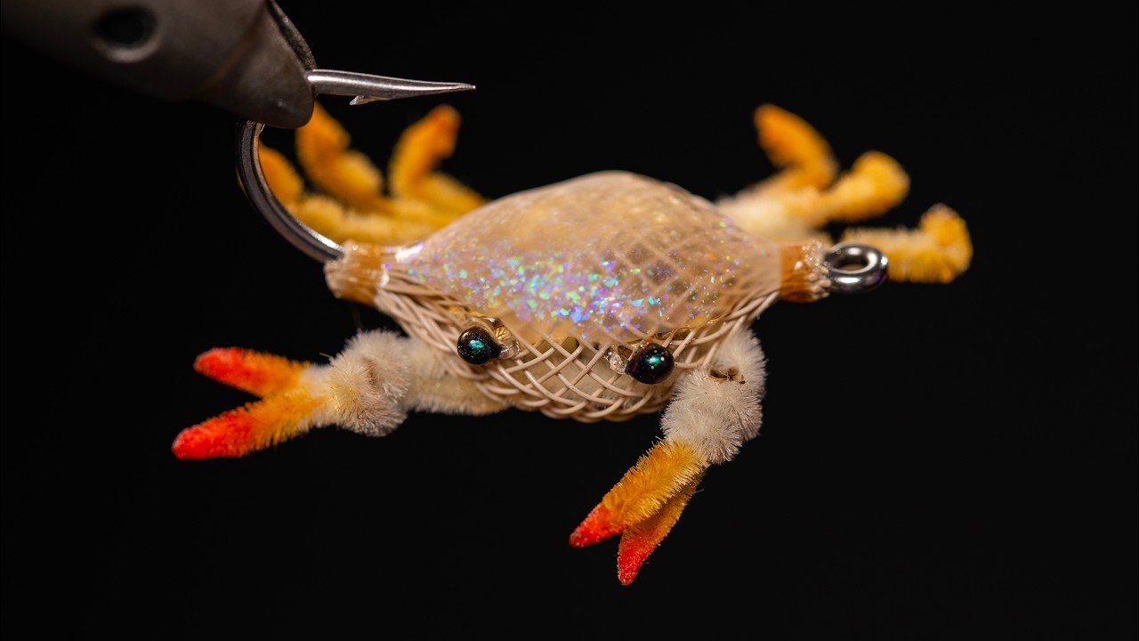 Relaxing Fly Tying: Sandy Alphlexo Crab