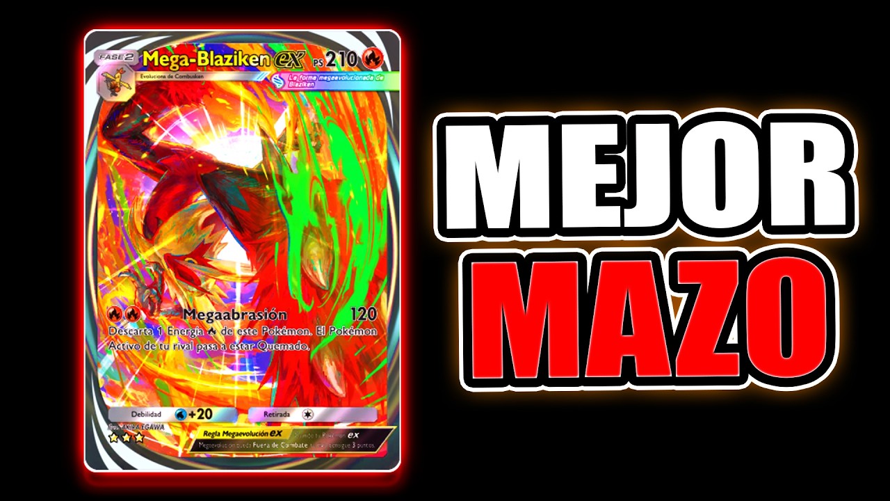 El NUEVO MEJOR MAZO de MEGA BLAZIKEN en Pokemon TCG Pocket