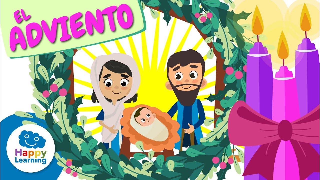 Aprende todo sobre el ADVIENTO y cómo preparar la NAVIDAD | Vídeos Educativos | @Happy Learning Español