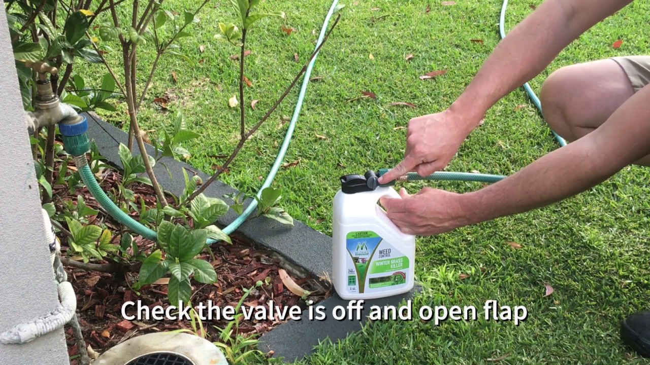 How to use Munns Professional Winter Grass Killer innovative ON/OFF switch