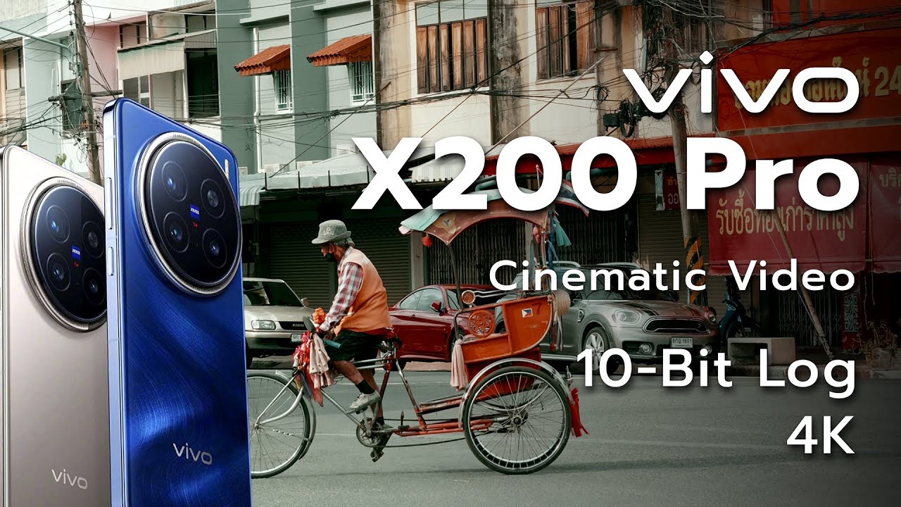 vivo X200 Pro Cinematic Video : Log 10-Bit 4K