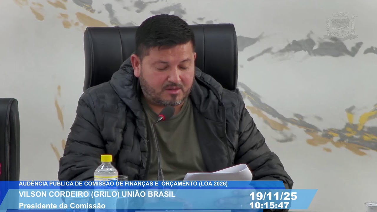 AUDÊNCIA PÚBLICA DE COMISSÃO DE FINANÇAS E  ORÇAMENTO (LOA 2026)