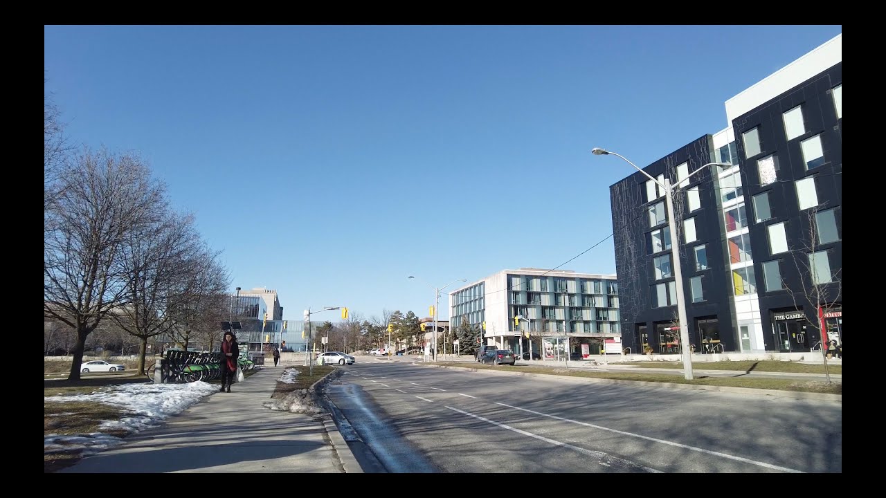 York University Village and Campus Walk (North York, Toronto) [4K 60]