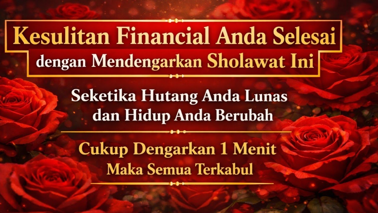 Amalkan sholawat ini maka hutang dan masalah hidup anda selesai | Sholawat jibril 2026 | reggae