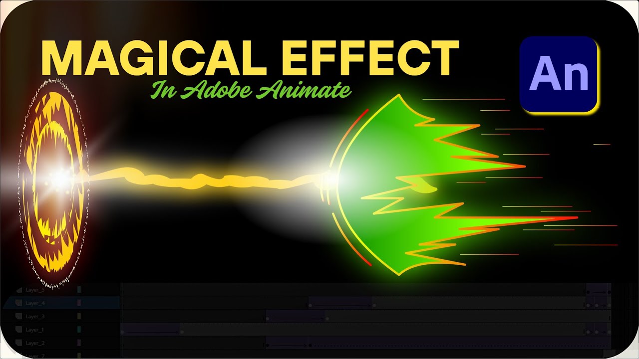Magical Visual Effects in Adobe Animate | Animate CC Tutorial | Hindi Tooniverse