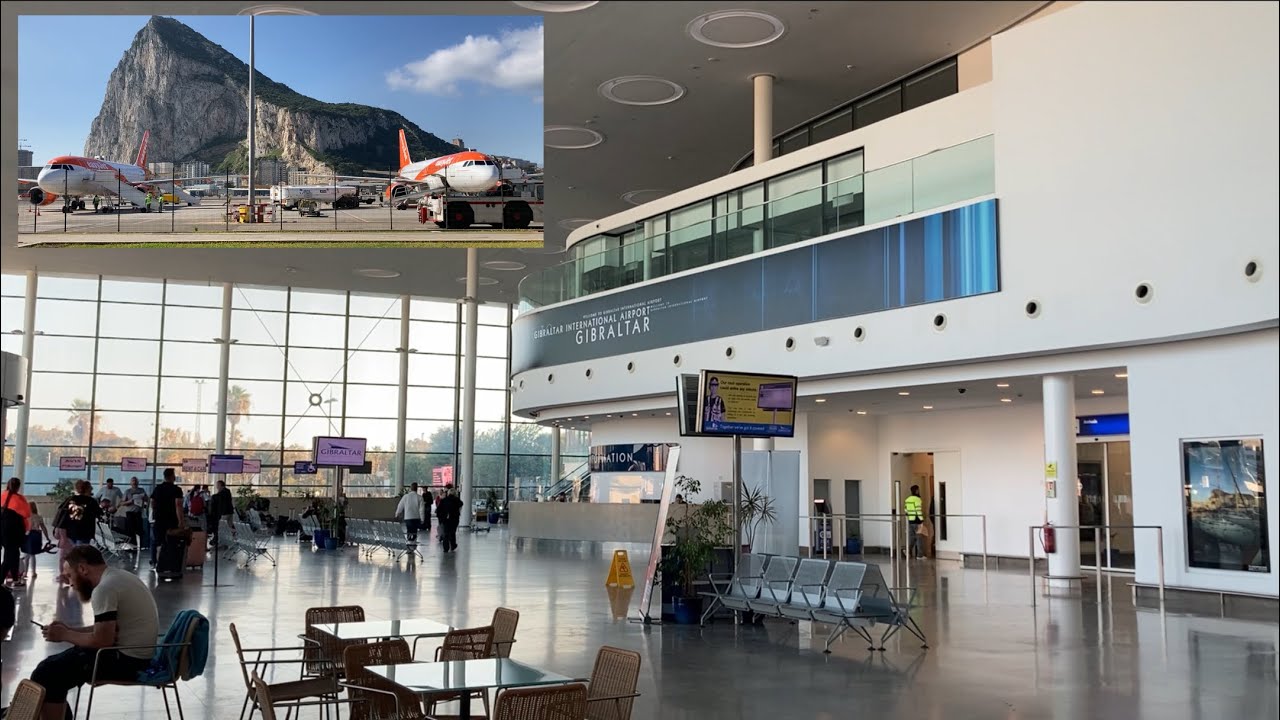 GIBRALTAR AIRPORT (GIB) FULL TERMINAL TOUR & WALK AROUND! - MAY 2022 🇬🇮✈️