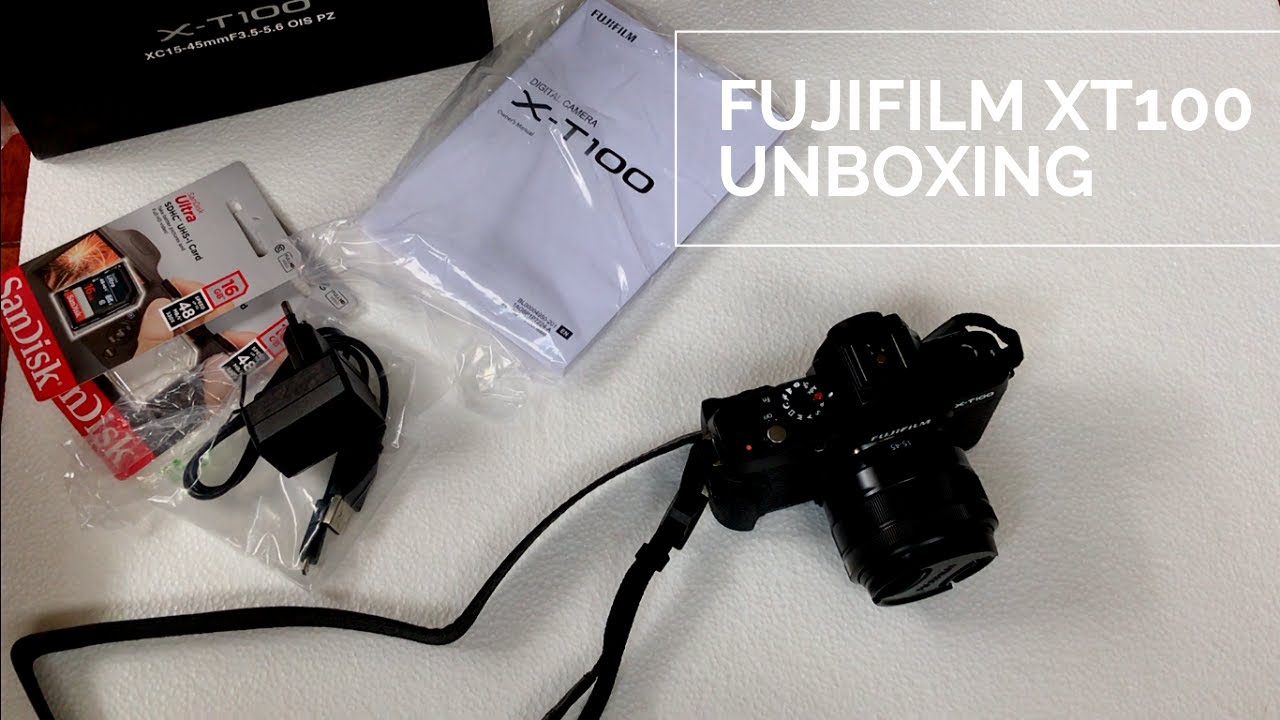 Fujifilm XT100 Unboxing