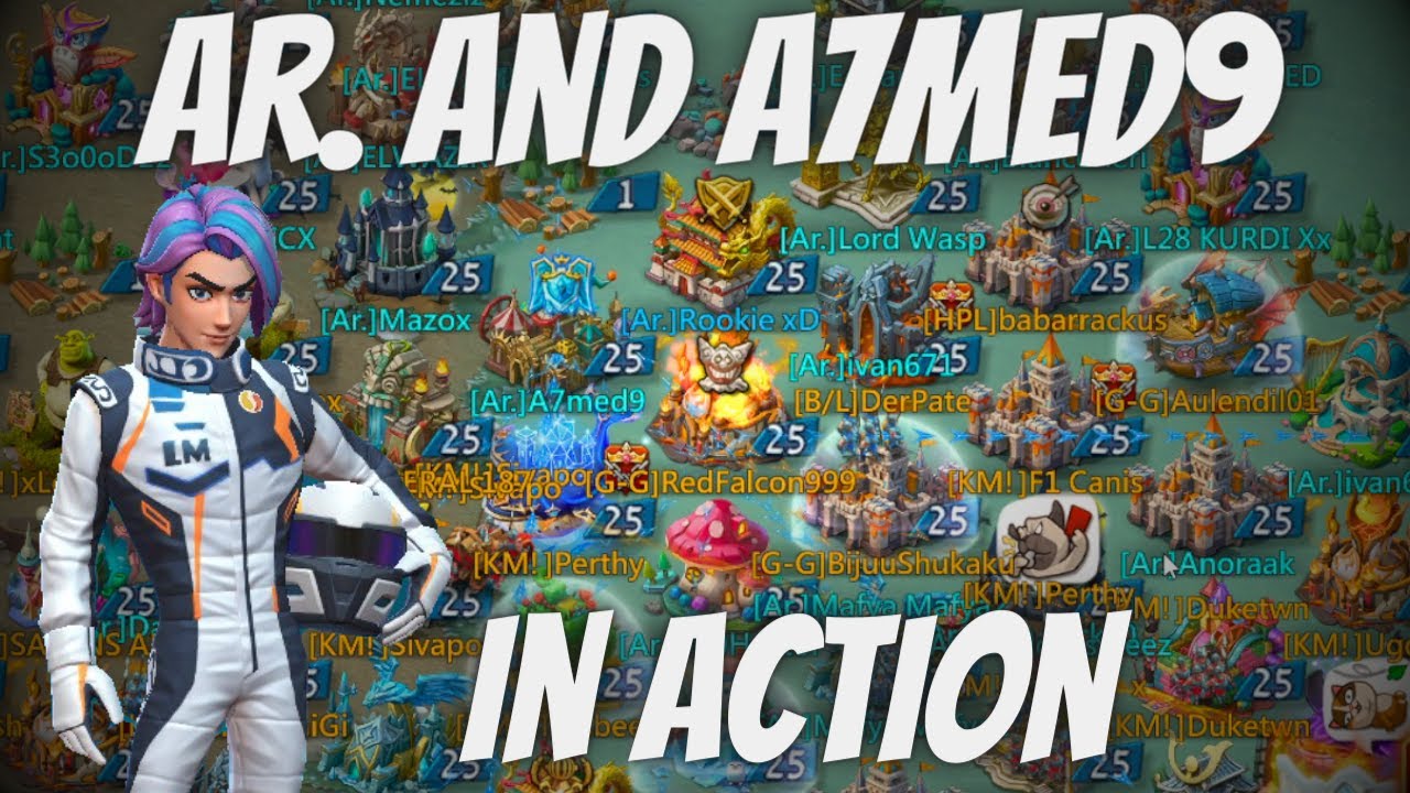 Lords Mobile - Ar. and A7med9 doing Massive Damage