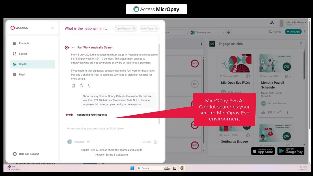 Experience the power of MicrOpay Evo in real-time.