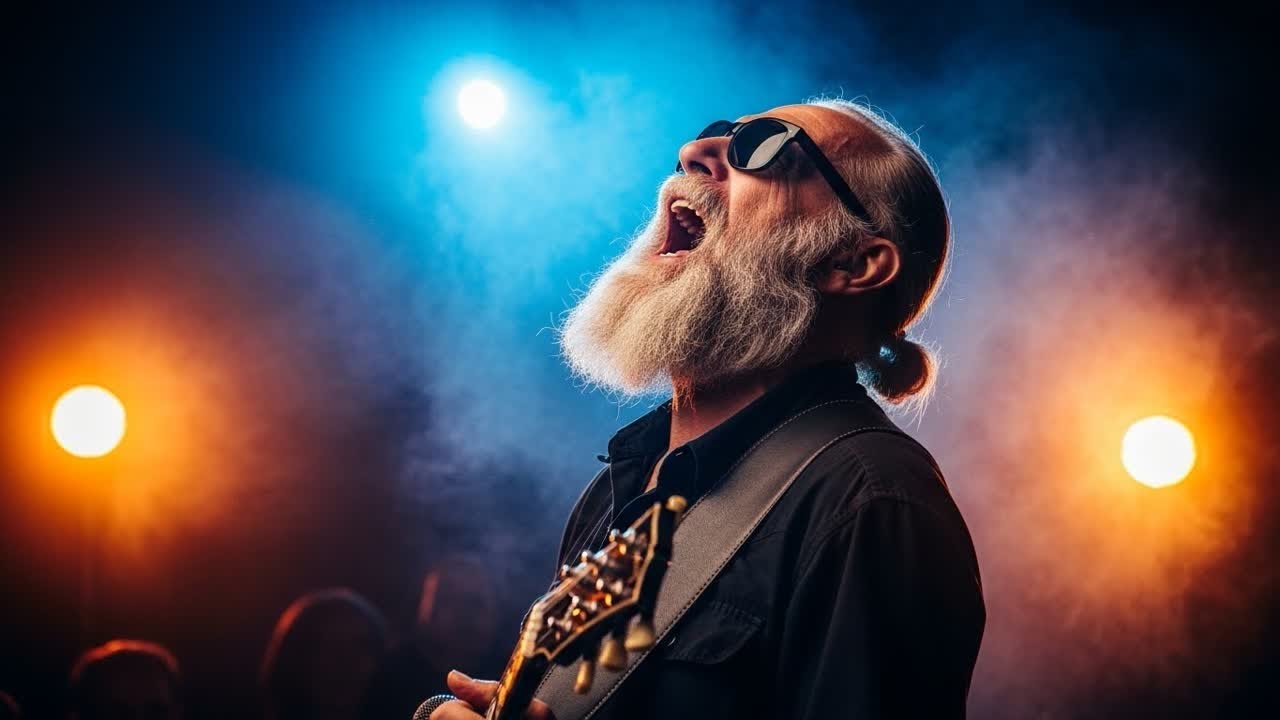 Jimi Hendrix, ZZ Top, Eric Clapton, Muddy Waters Inspired Nostalgic Guitar Blues Rock