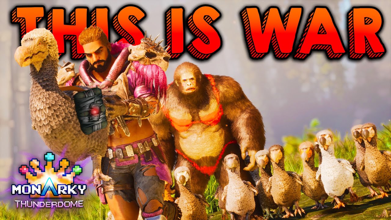 MONARKY&rsquo;S FINAL WAR! BattleRig Race & All-Out Chaos! | ARK Survival Ascended